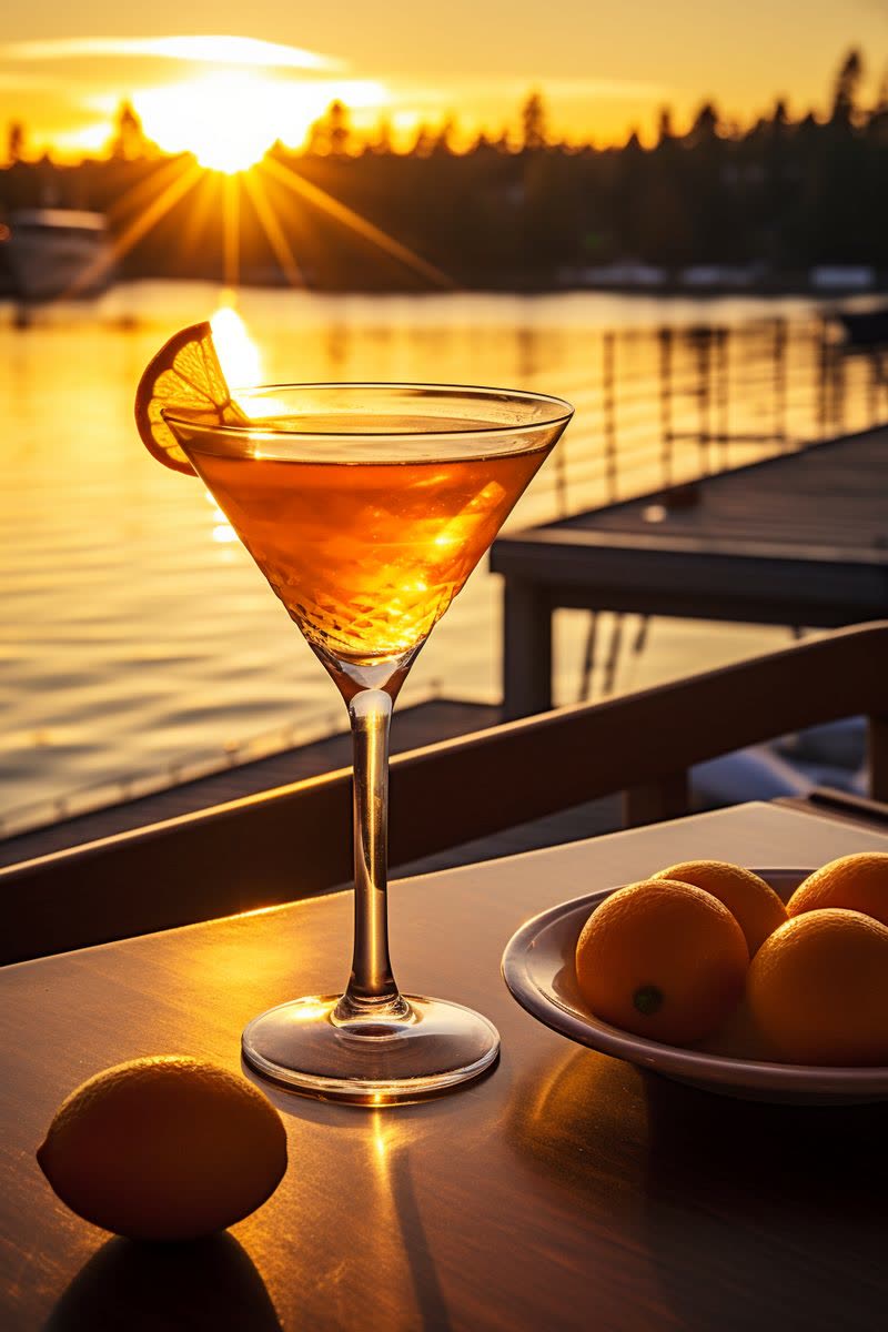 Willamette Sunrise Martini with Üla